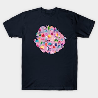 Jellyfishes Pink T-Shirt